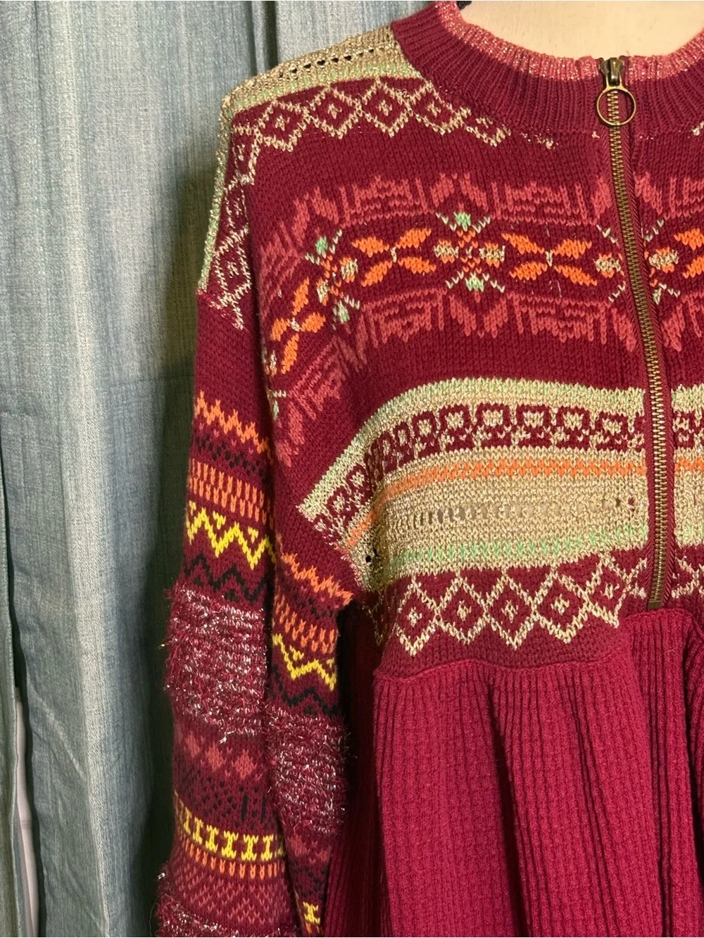 Free People textured knit